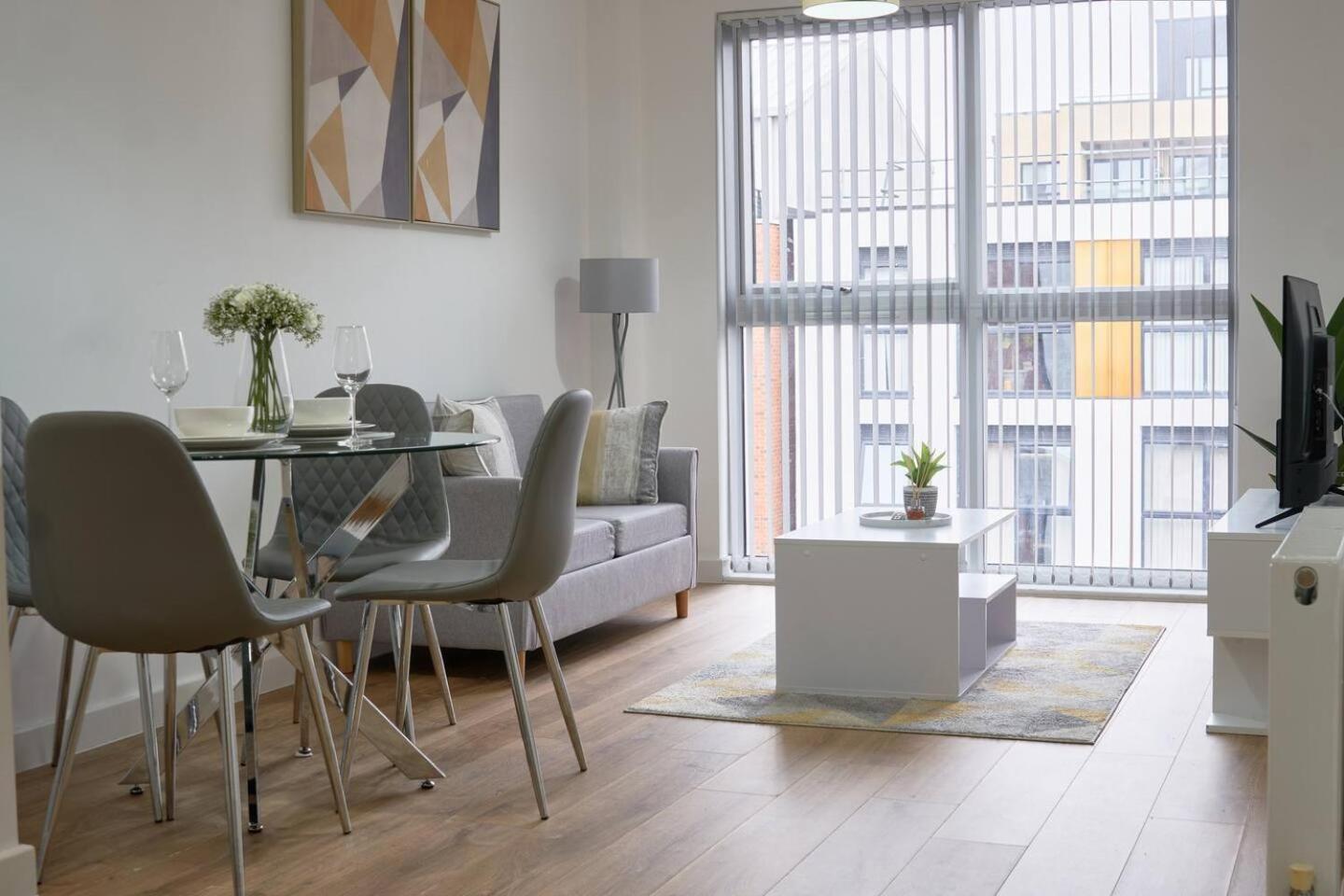 Modern Central Apartment - City Centre - Fast Wifi - Near Utilitia Arena & Icc Бірмінгем Екстер'єр фото